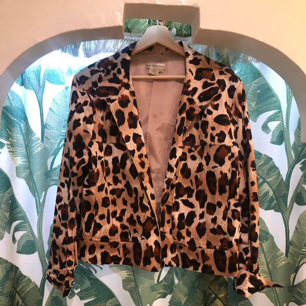 Leopard casual jacket